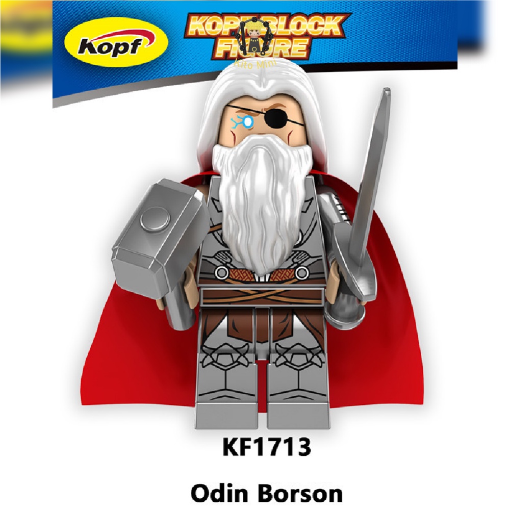 Minifigures Marvel Thor Jane Foster Xếp Hình Lắp Ráp Love And Thunder KF6161