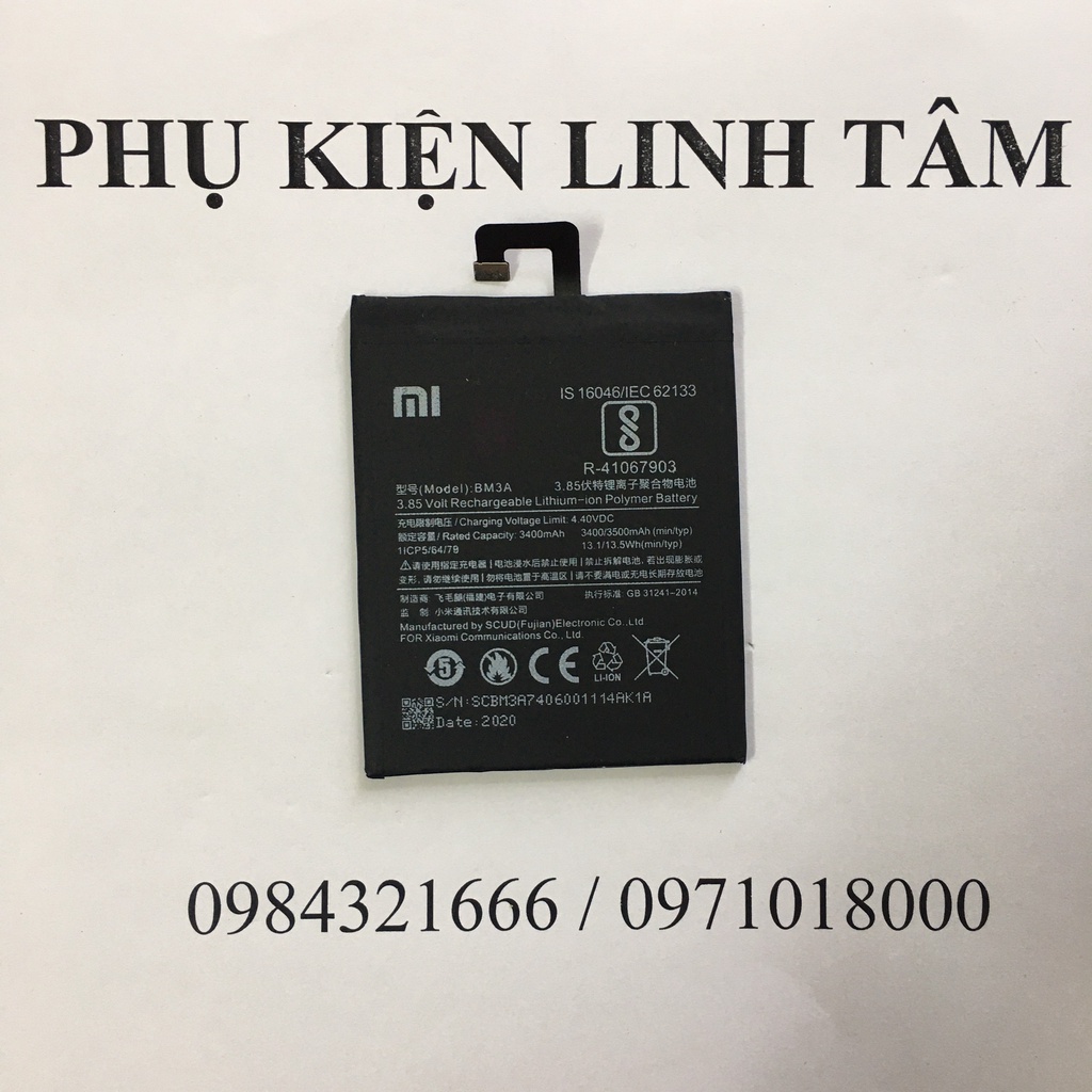 Pin Zin Xiaomi Mi Note 3, BM3A