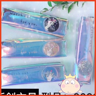 Hộp Bút Hologram 😍FREESHIP😍 Hộp Bút Nhũ Nước 9099