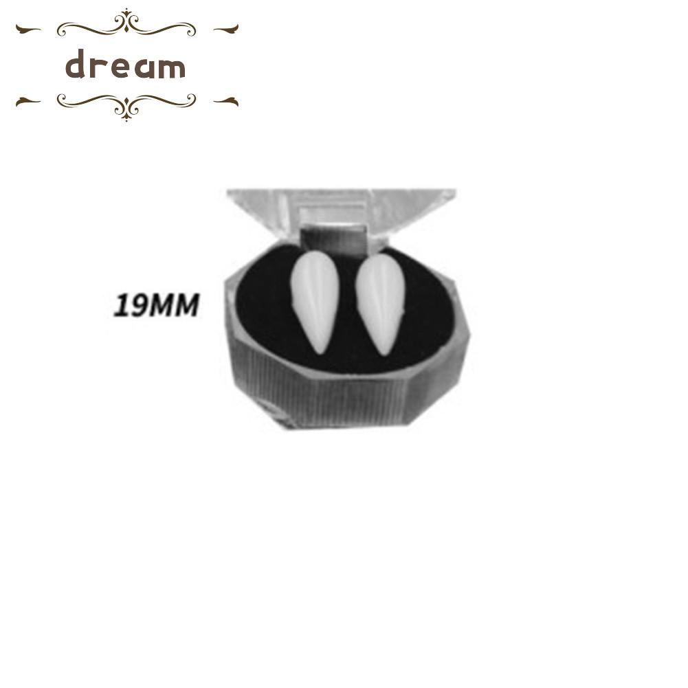 【DREAMLIFE】Bloodcurdling Vampire Werewolves Fangs Fake Dentures Teeth Costume Halloween Fad Quality Assurance Buy with confidence