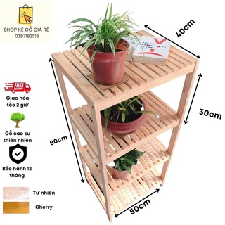 Kệ hàn quốc gỗ 4 tầng