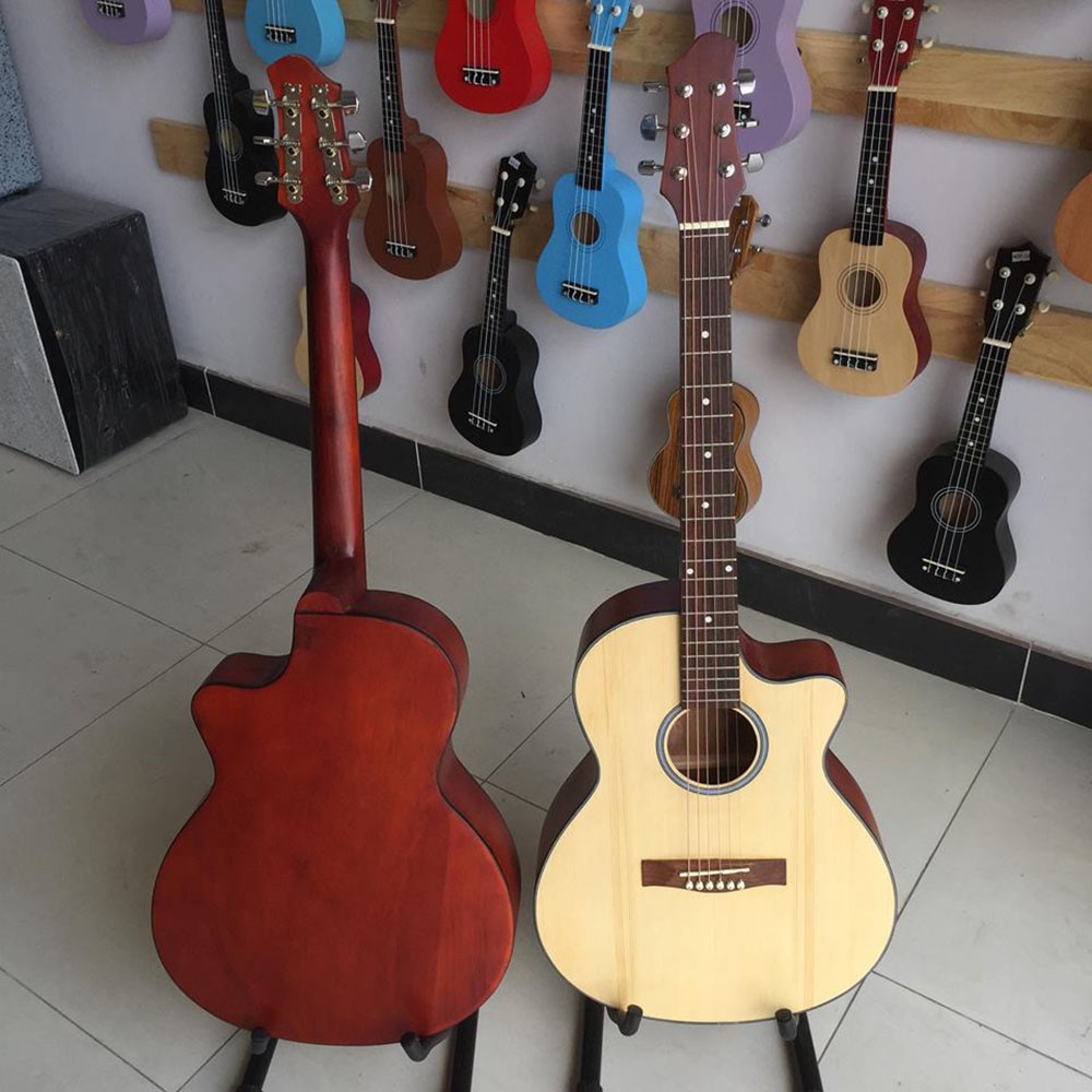 Đàn guitar acoustic SV1 mặt gỗ thông - đàn chuyên tập chơi