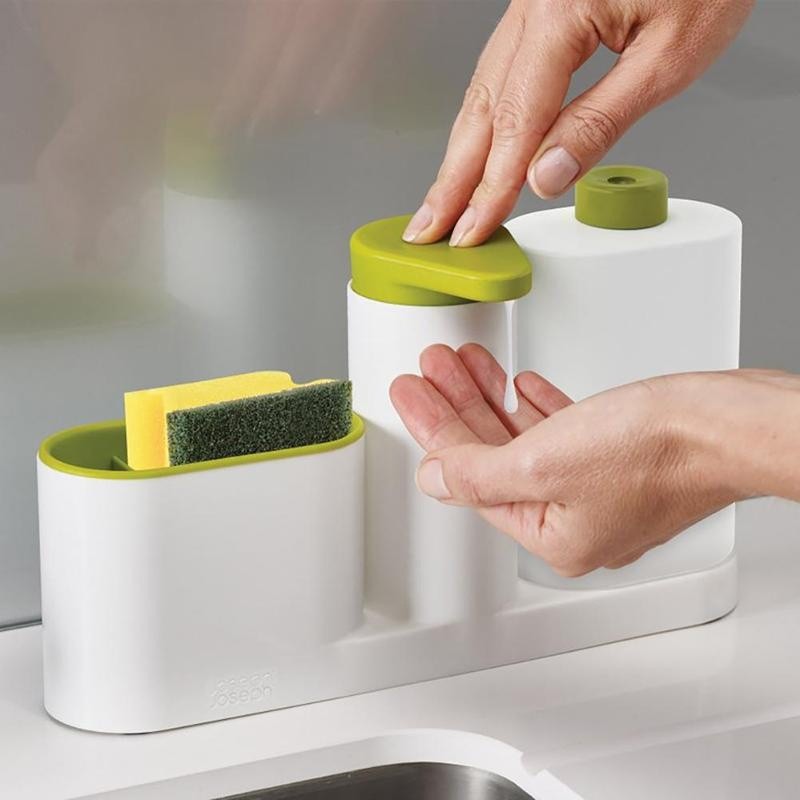 Multifunctional Detergent Soap Dispenser Hand Sanitizer Bottle Kitchen Storage