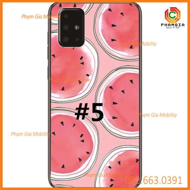 Ốp lưng in hình trái cây bắt mắt Samsung Galaxy A91/A81/A71/A51/A21/A01 / Note 10 Lite/S10 Lite