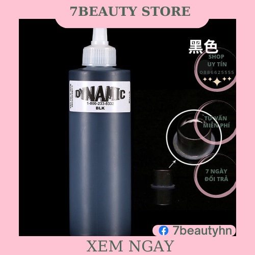 Mực học phun xăm lọ to(249ml)