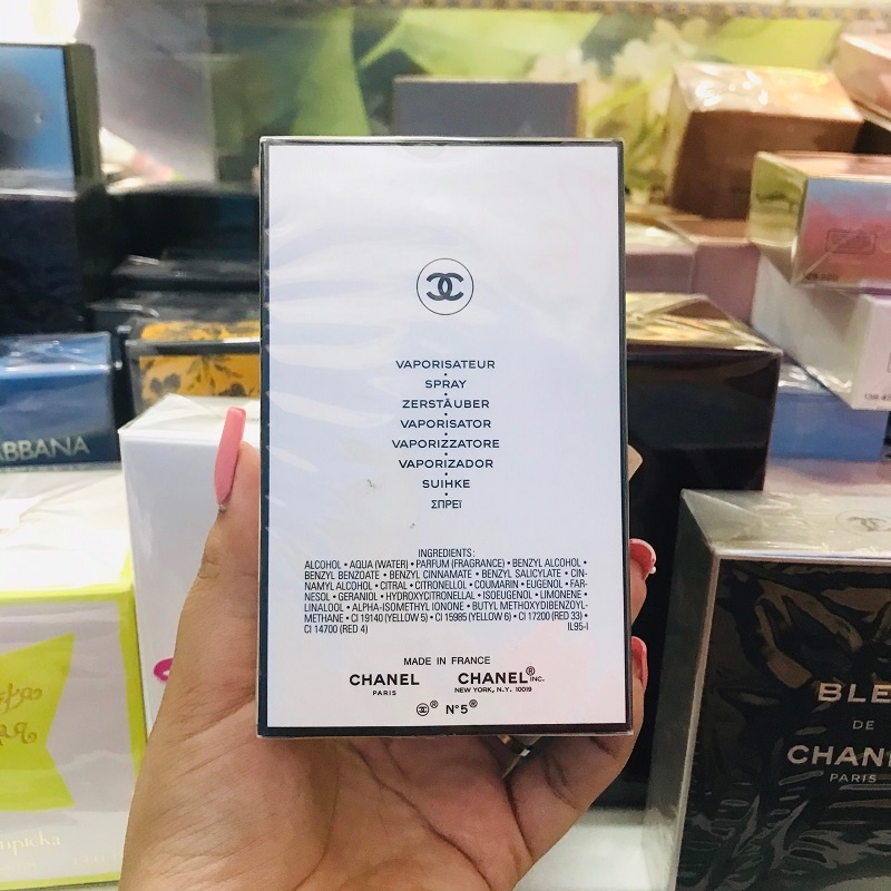 NƯỚC HOA NỮ CHANEL N5 PARIS EDP VAPORISATEUR SPRAU NỮ TÍNH QUYẾN RŨ - 100ML