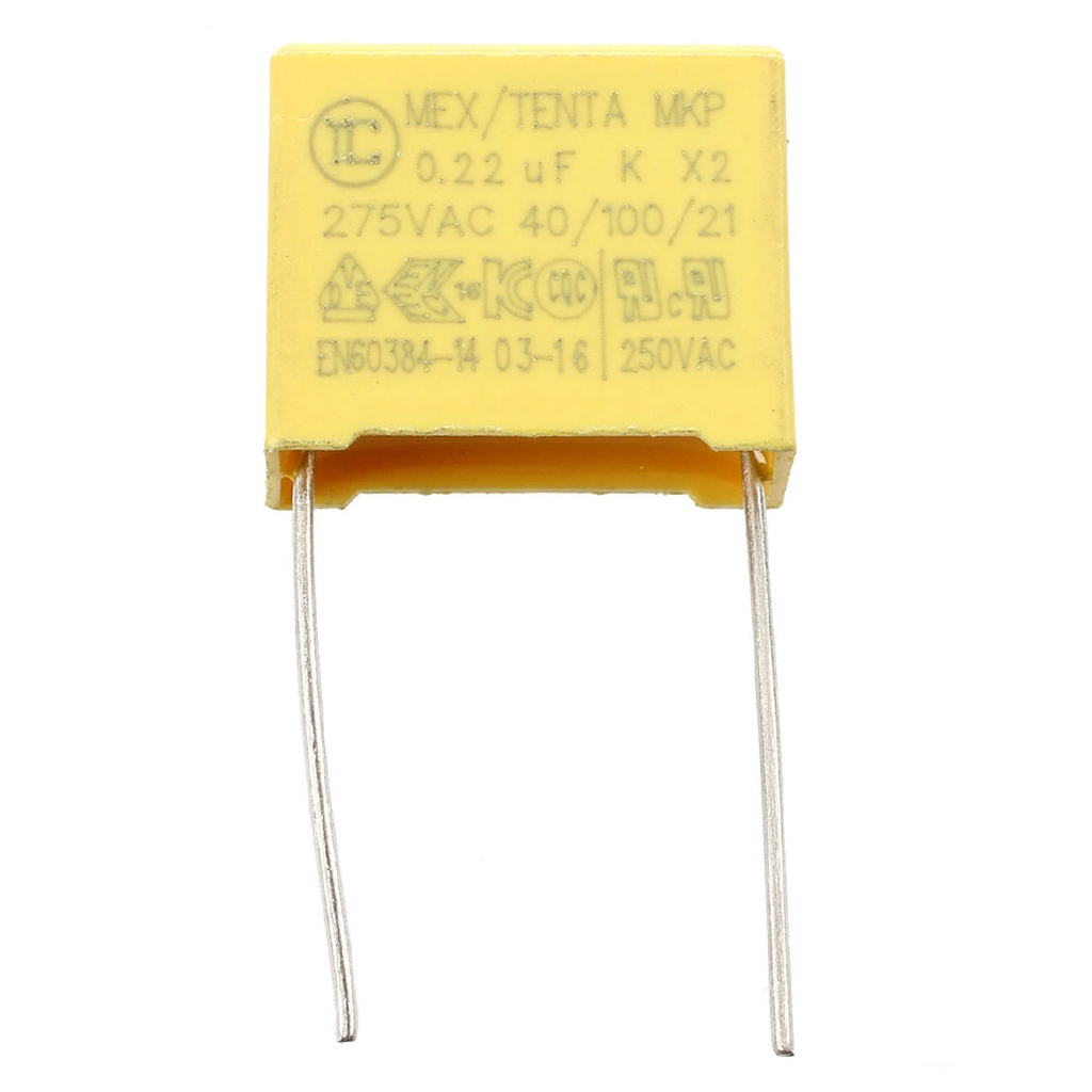 Set 10 Tụ Điện Polypropylene Ac 275v 0.22uf