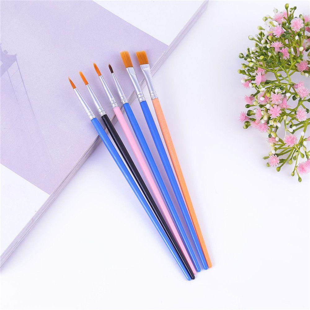 Set 1 / 30 Cọ Vẽ Tranh Sơn Dầu Sợi Nylon Mềm Mại Tiện Dụng