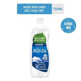 Nước rửa chén gốc thực vật Seventh Generation 750mL