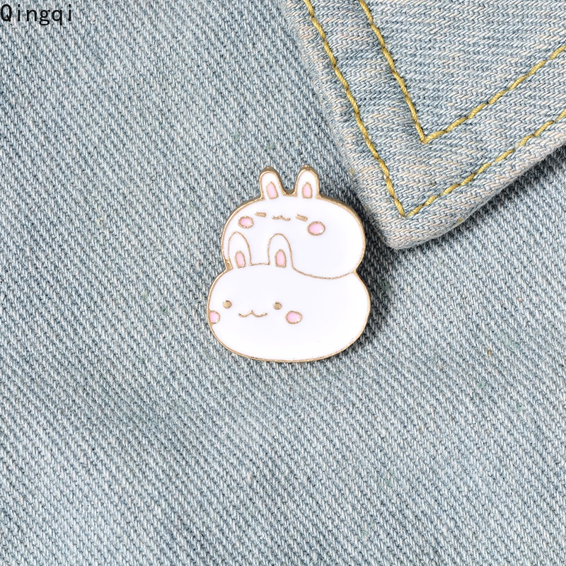 Ghim cài áo Miss Zoe hình chú thỏ hoạt hình đáng yêu