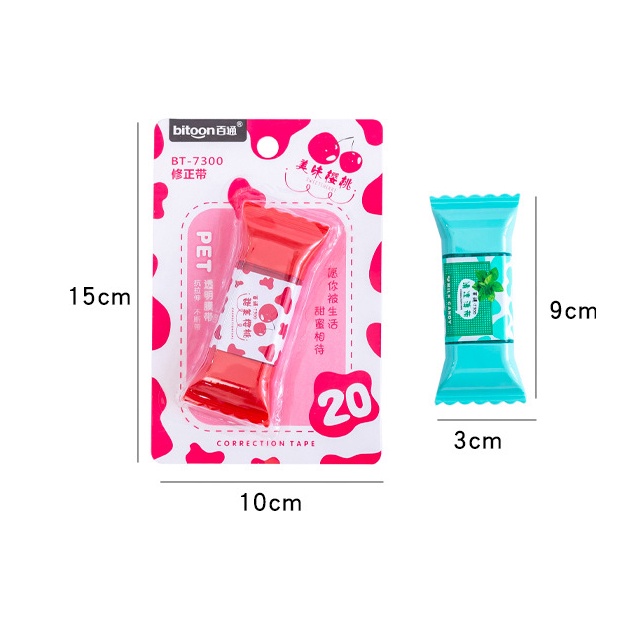 Bút Xóa Kéo Tạo Hình Kẹo Dễ Thương