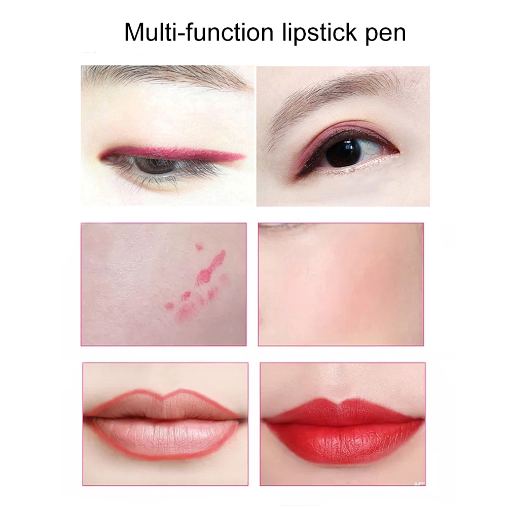 [Hàng mới về] Set 6 chì kẻ môi dành cho nữ trang điểm lâu trôi chuyên nghiệp