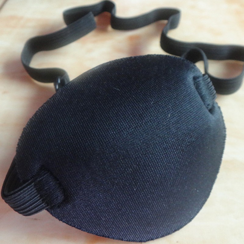 Medical Use Concave Eye Patch Foam Groove Adjustable Strap Eyeshades