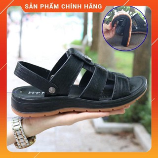 Sandal nam hàng cao cấp  💖 FREESHIP 💖 da bò xịn đế kếp cao 3.5cm cực đẹp, cực chất siêu chắc chắn (sd96)