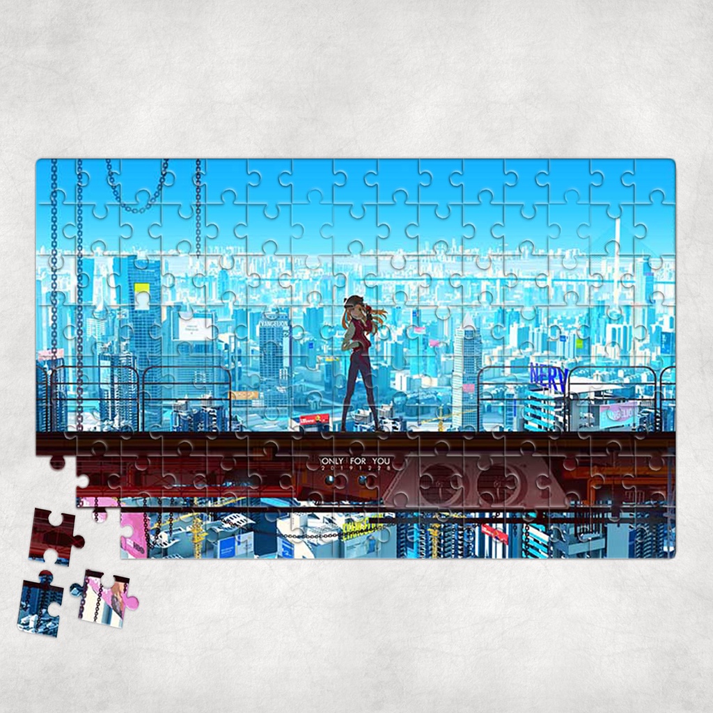 Tranh ghép hình A4, A5 Anime, xếp hình EVANGELION 3 0 YOU CAN - Mẫu 1