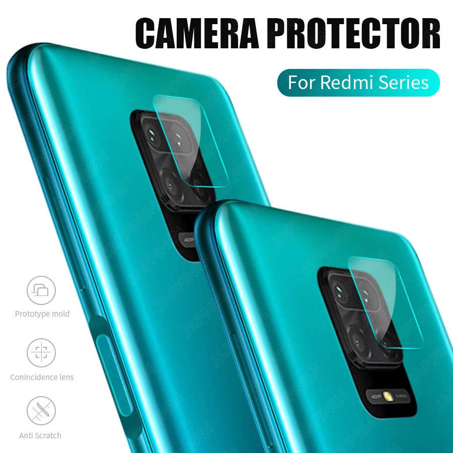 Set 2 Kính Cường Lực Bảo Vệ Camera Sau Cho Điện Thoại Xiaomi Redmi Note 9 9s Pro Max