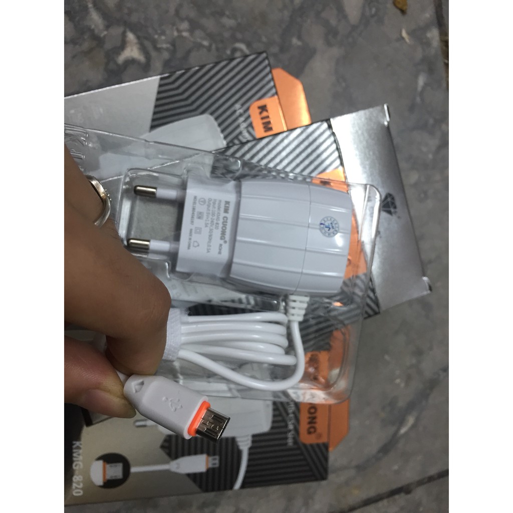 Bộ sạc nhanh Iphone/Samsung, micro usb android đa năng Kim Cương KMG-820 - Uni Shop