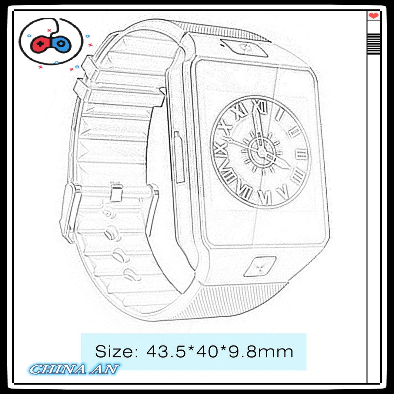 ⚡Hot sản phẩm/DZ09 Intelligent Wristwatch Phone Camera SIM TF GSM Multi Language