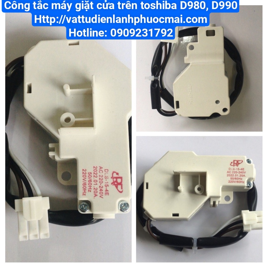 CÔNG TẮC MÁY GIẶT TOSHIBA CỬA TRÊN D980, D990 PHƯỚC MÃI