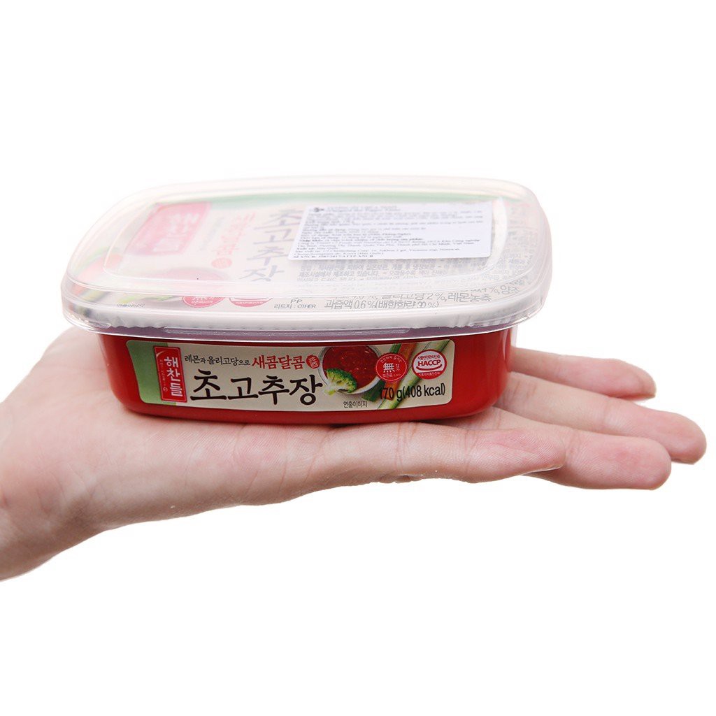 Tương Ớt Chua Ngọt Haechandle Hàn Quốc Hộp 170G - Chấm Rau Củ
