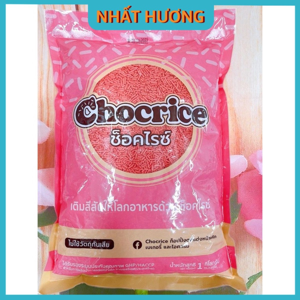 Cốm Sợi Dài Hồng Đỏ Thái Lan Chocrice 1kg