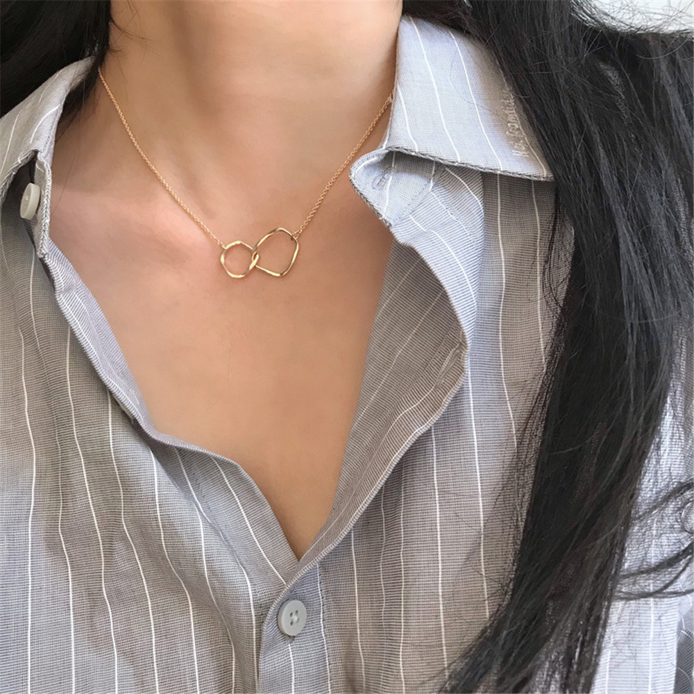 Dây chuyền thiết kế đơn giản thời trang cho nữ Yanqueens Quà tặng phụ kiện
