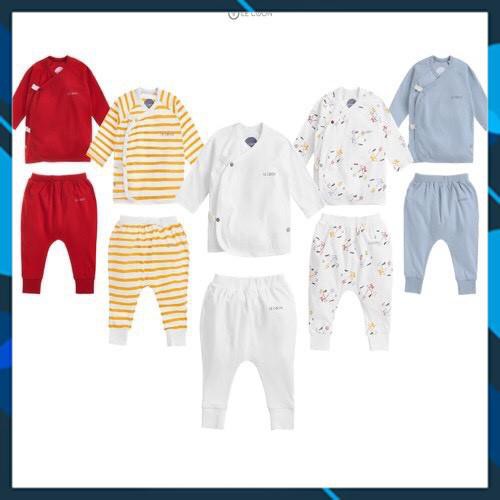 Le coon- Bộ đồ quần áo trẻ em dài tay cúc bấm LC04_01 chất liệu 100% cotton (0 tháng - 3 tuổi) thumbnail