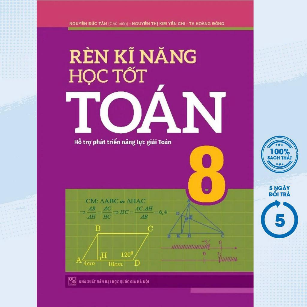 Sách - Rèn Kĩ Năng Học Tốt Toán 8 - ML