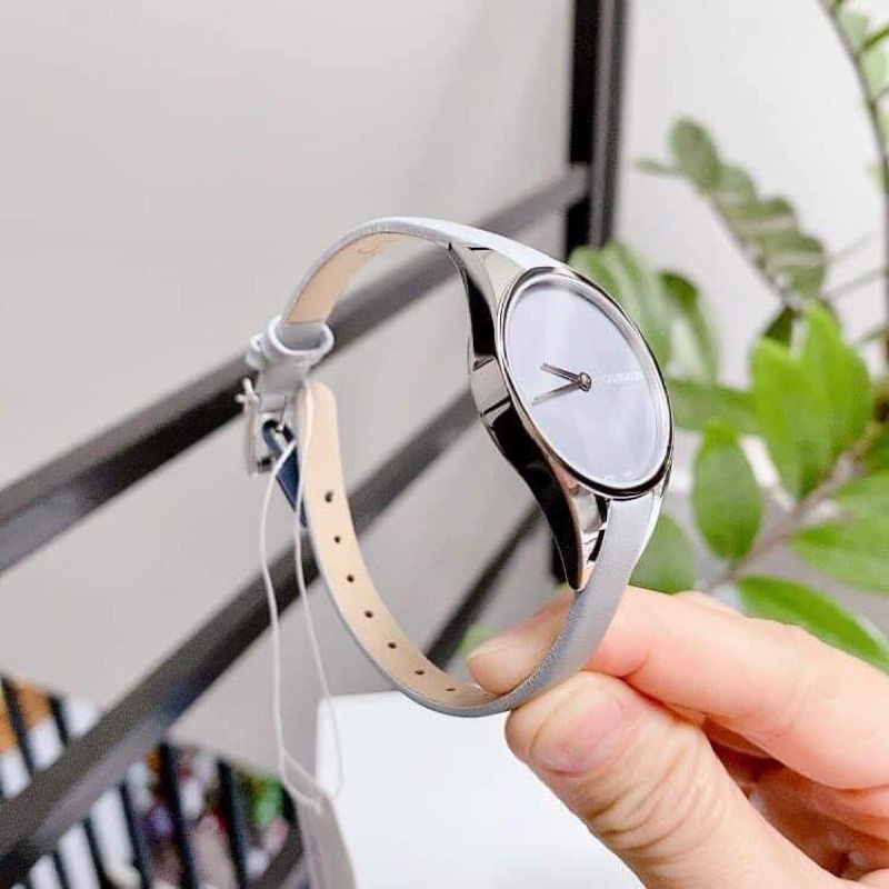 Đồng hồ nữ CK máy Thụy Sỹ  xám xanh