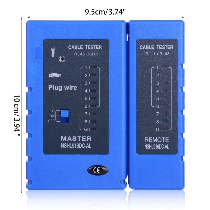 Máy Kiểm Tra Cáp LIDU1 RJ45 Với Chip Độ Nhạy Cao