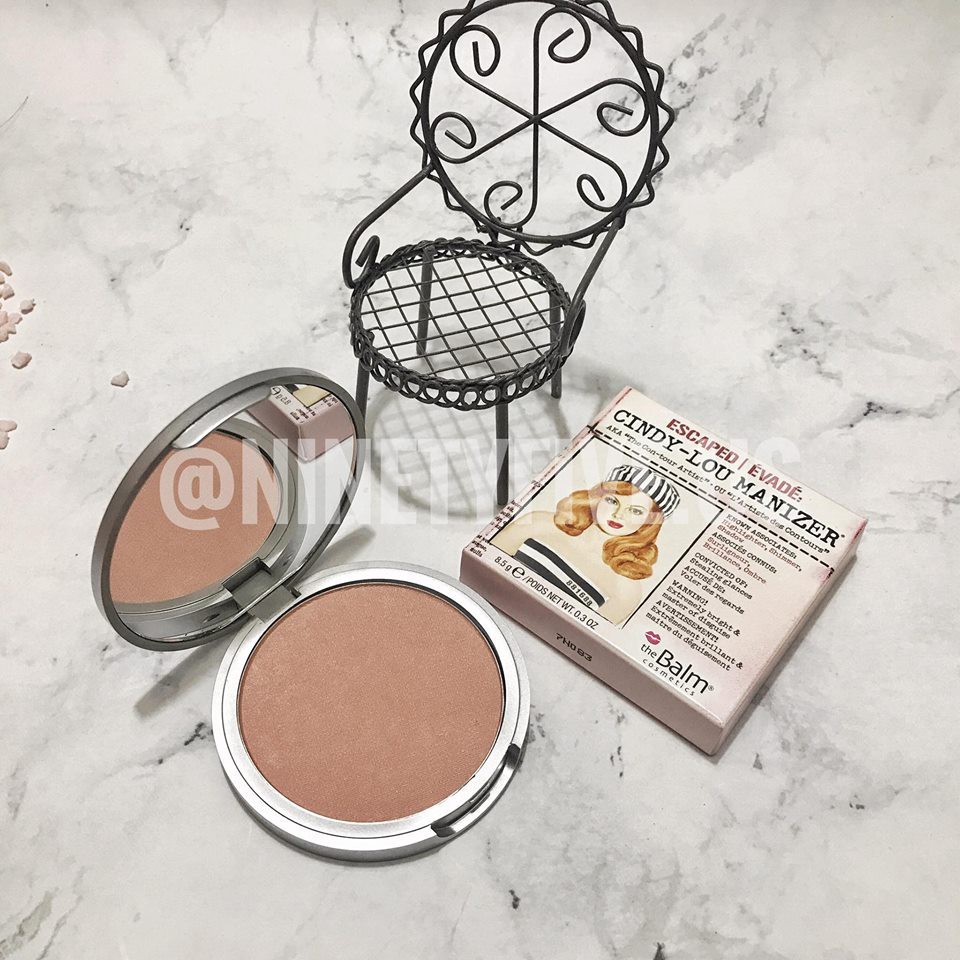 Các bảng phấn highlight, tạo khối Mary, Cindy-Lou Manizer, The Manizer Sisters, Lou Quad, (highlight,blush, bronzer)