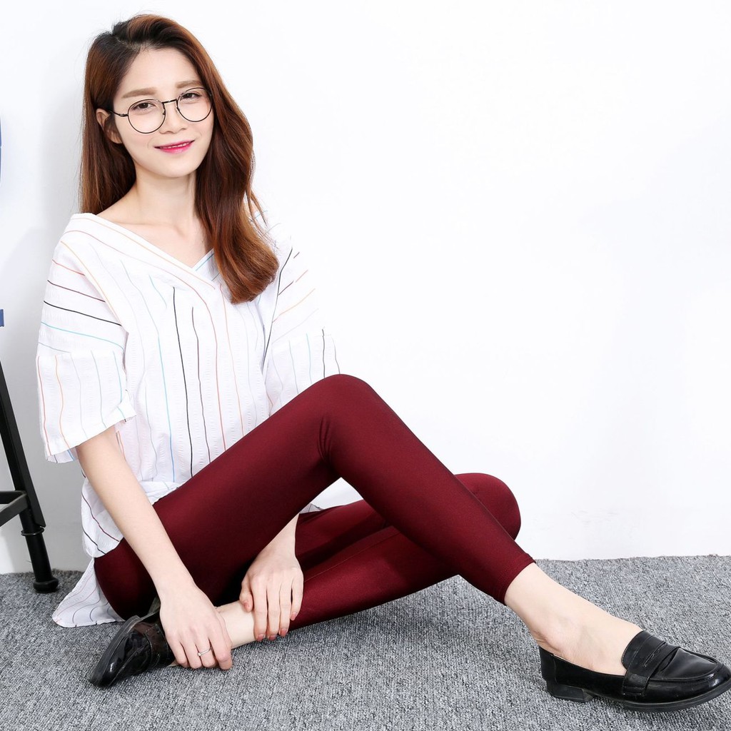 Quần Legging Lưng Cao Phối Màu Dạ Quang | BigBuy360 - bigbuy360.vn