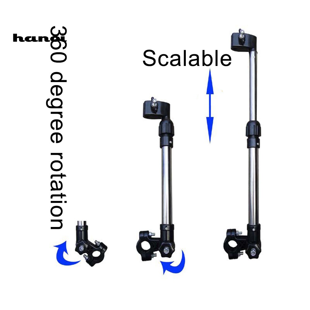 Giá Đỡ Dù Gắn Xe Đẩy Em Bé Có Thể Điều Chỉnh