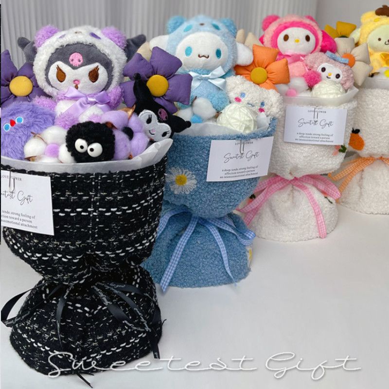 Búp Bê Nhồi Bông Kuromi Dễ Thương Dùng Làm Quà Tặng Sinh Nhật Cho Bạn Gái