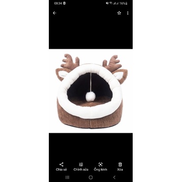 nhà cho mèo size 8kg 45cm( m hưu nâu)