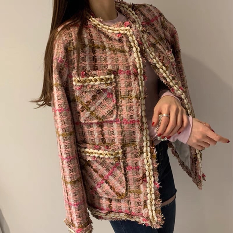 Áo dạ tweed sang chảnh