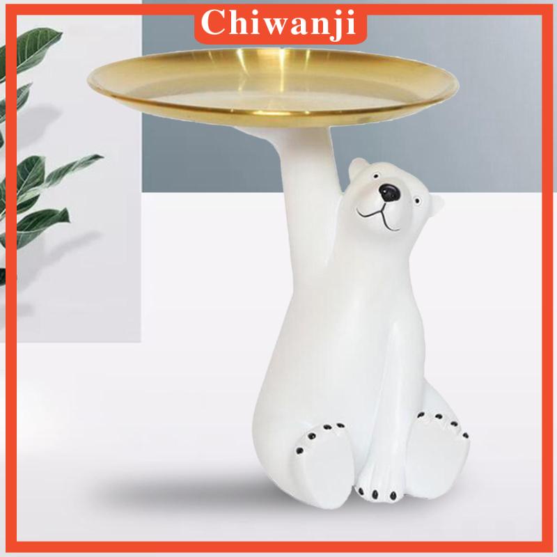 Khay Đựng Trang Sức Hình Gấu Hiện Đại Cho Bàn Làm Việc