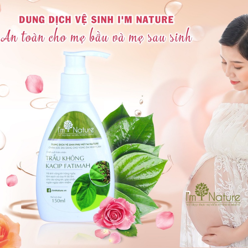 Dung Dịch Vệ Sinh Phụ Nữ I'm Nature Gel Trầu Không 150ml Làm Hồng Giảm Nấm Ngứa Phụ Khoa An Toàn Bà Bầu Và Sau Sinh