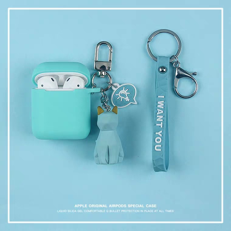 Vỏ bảo vệ hộp đựng tai nghe dễ thương hình thỏ | BigBuy360 - bigbuy360.vn