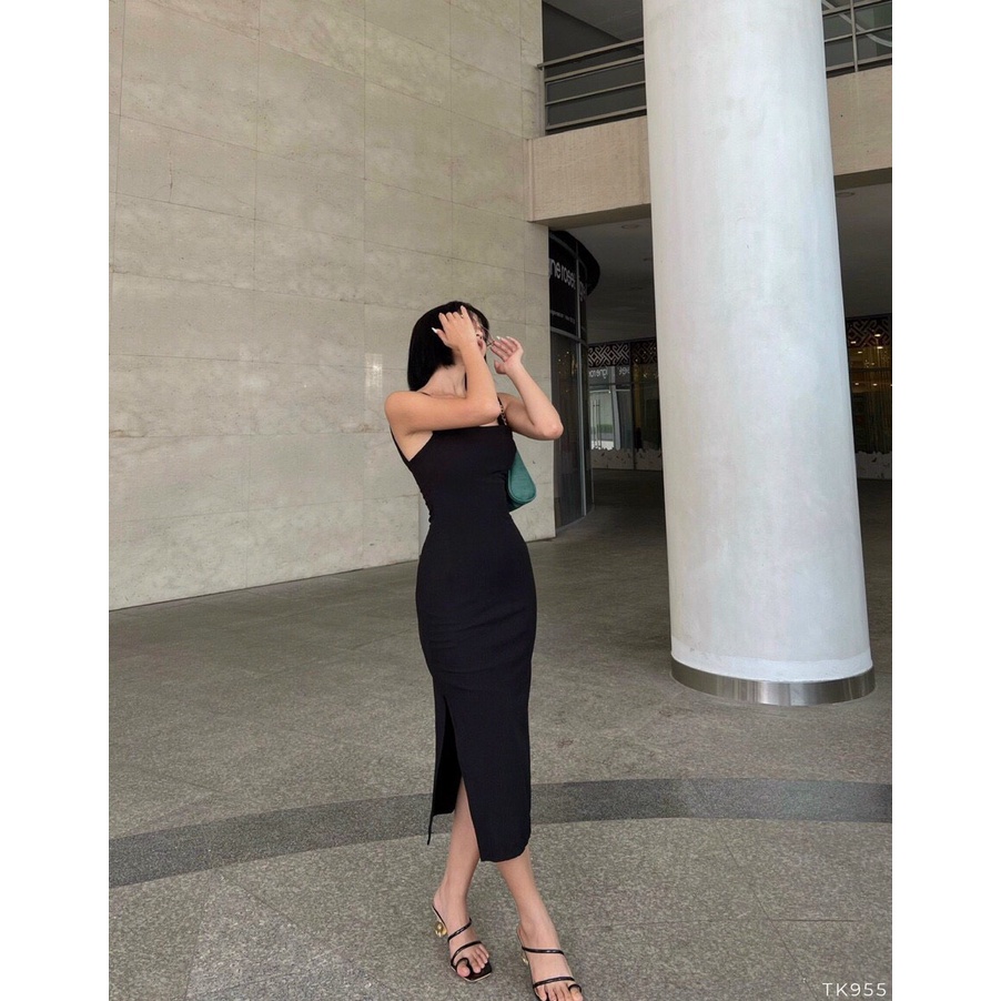 Đầm body hai dây