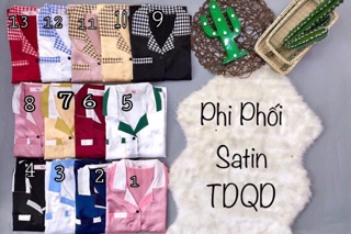 ĐỒ BỘ PIJAMA PHỐI PHI LỤA CAO CẤP