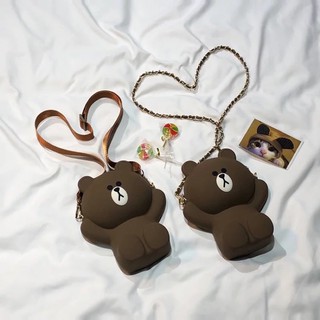 Túi Gấu Brown nụ hôn hàng Q'uncle cao cấp