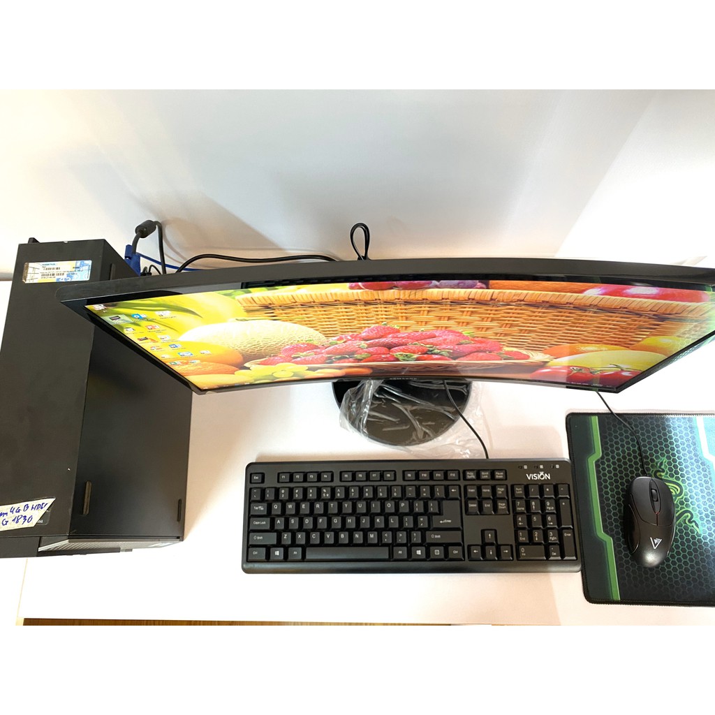 Máy Tính Đồng Bộ Dell Chơi LOL, LIÊN MINH, MÀN HÌNH CONG 24INCH