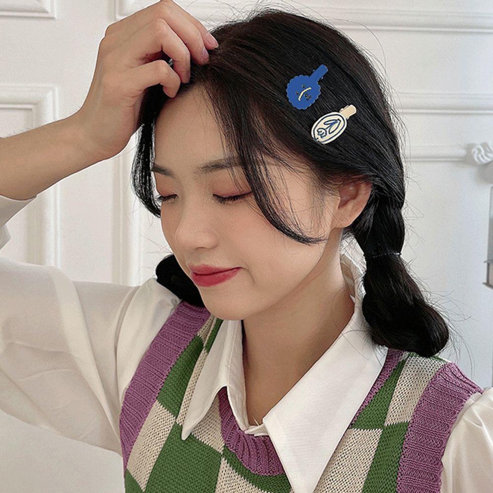 VANES1 Kẹp TóC HìNh Chú GấU Cherry Dễ Thương Cho Nữ