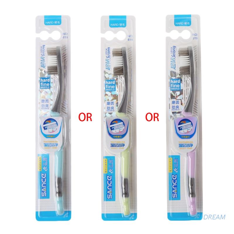 Bàn chải đánh răng lông cứng loại bỏ vết bẩn màu cà phê cho người lớn