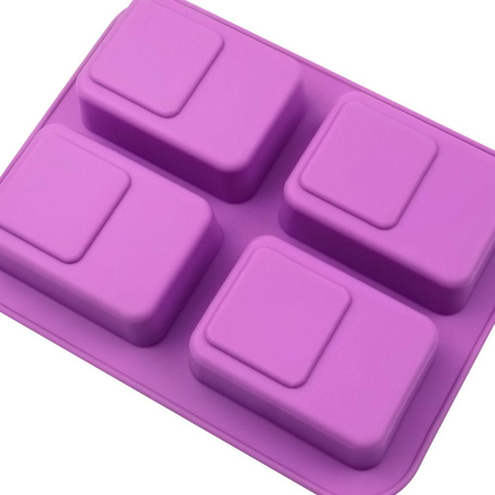 WTTLE Khuôn Silicone Làm Xà Phòng 4 / 6 Ngăn Hình Bông Tuyết