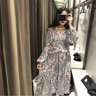 [HÀNG SẴN] Đầm thổ cẩm boho vintage maxi