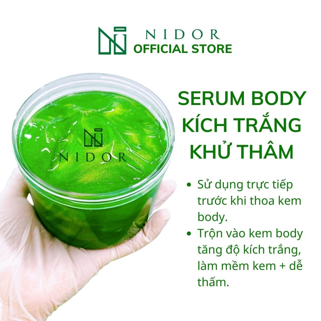 Serum Body Kích Trắng 500ml - Whitening Body Serum