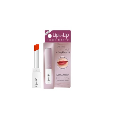 Son lì siêu mịn dưỡng tối ưu Lip On Lip Silky Matte 2,2g | BigBuy360 - bigbuy360.vn