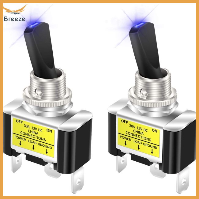 1 Cặp Công Tắc Đèn Led 12v / 30a Cho Xe Hơi